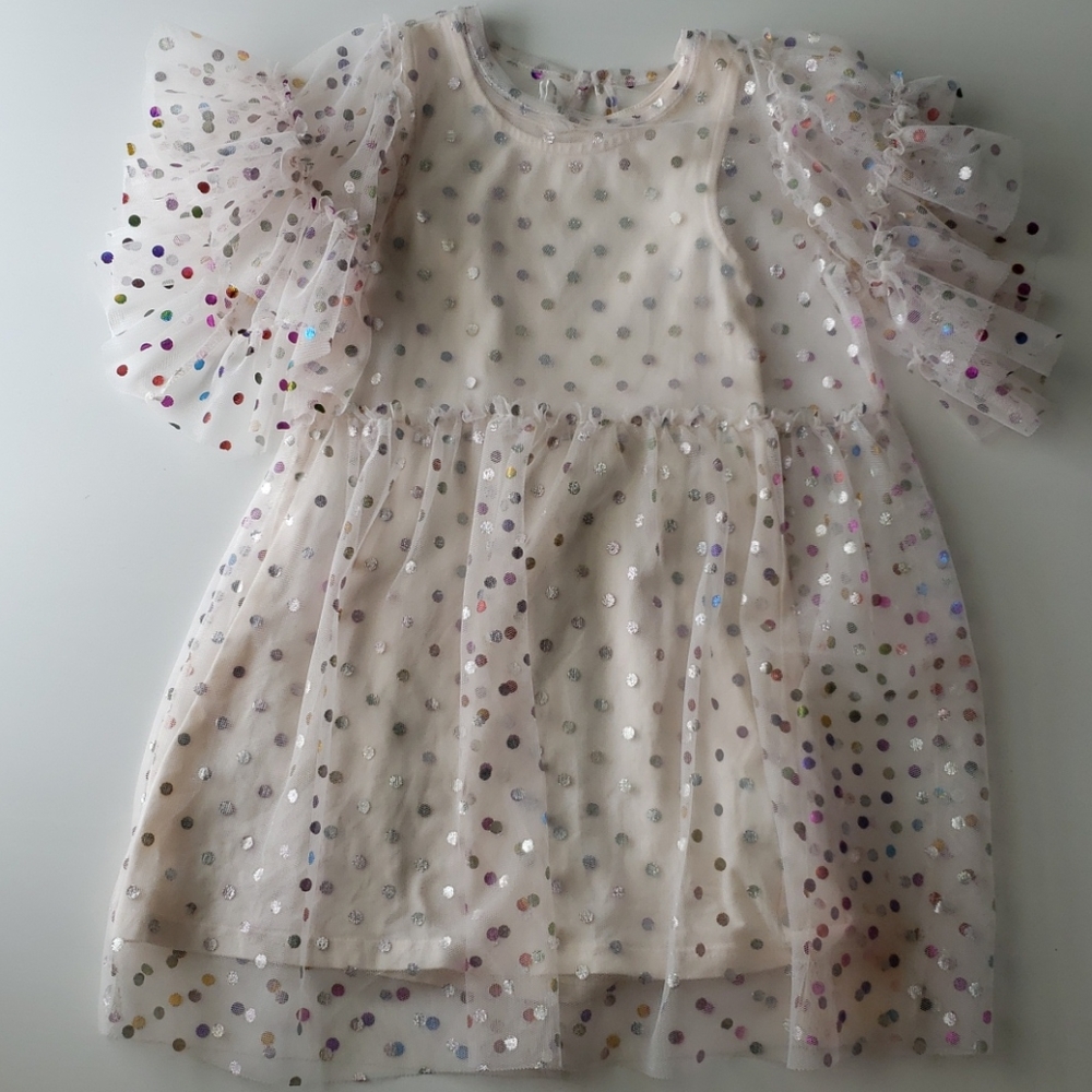 Polka dot dress size 4